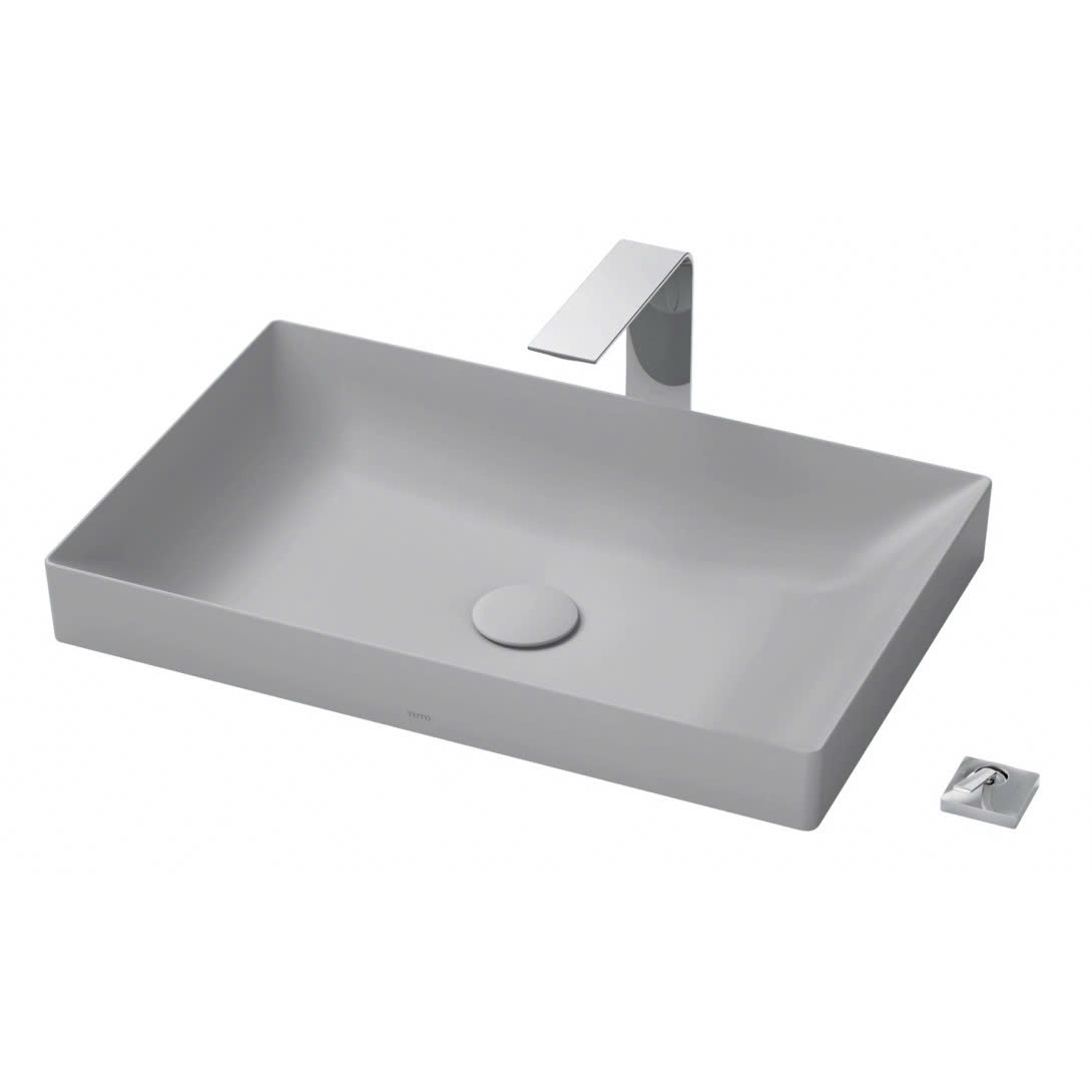 Chậu rửa lavabo đặt bàn TOTO Linear Ceram LT4716G19#MGR