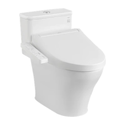 Bồn cầu 1 khối nắp rửa điện tử Washlet C2 Toto MS857CDW17
