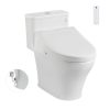 Bồn cầu 1 khối nắp điện tử Washlet C5 TCF24410AAA TOTO MS857DW14