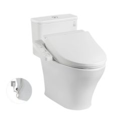 Bồn cầu 1 khối nắp điện tử Washlet C5 TCF24410AAA TOTO MS857DW14