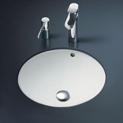 Chậu rửa mặt Lavabo tròn âm bàn TOTO Nhật nội địa NW1 L530