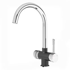 Vòi rửa bát 3 đường nước Konox Trim-Water Black