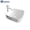 Chậu rửa mặt lavabo vân đá trắng đen Saphias TS-8007A