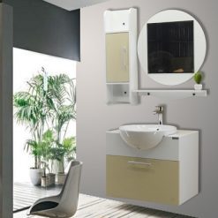 Bộ tủ chậu PVC cao cấp BROSS 2070