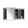 Tủ gương inox Bross S-0408B