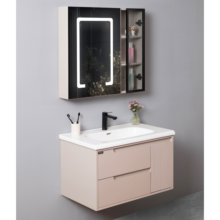 Bộ tủ chậu cao cấp Mowoen MW2820-80PVC