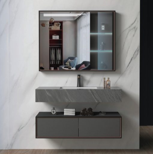 Bộ tủ chậu cao cấp Mowoen MW6630-80SB