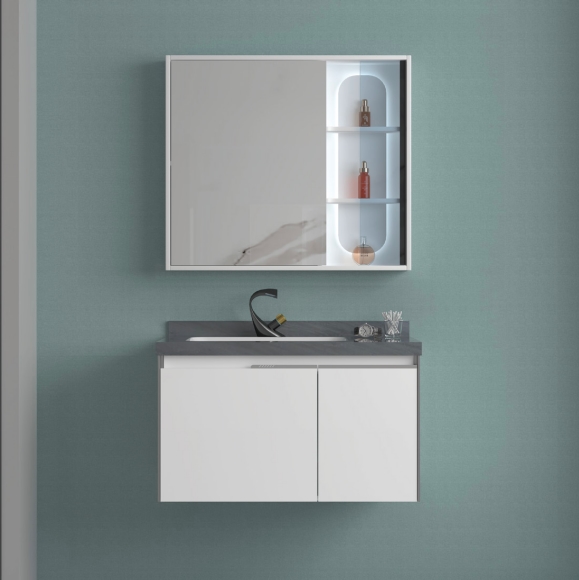 Bộ tủ chậu cao cấp Mowoen MW6631-80SB