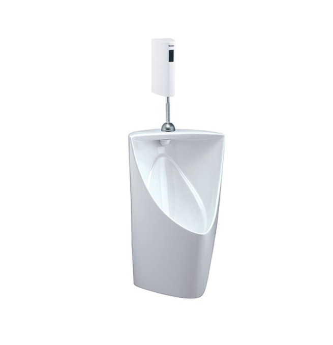 Bồn tiểu đứng nam treo tường cảm ứng Caesar U0233 A657DC (Đủ bộ)