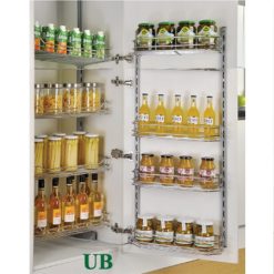 Tủ kho 4 tầng cánh mở inox nan Grob UB-445S