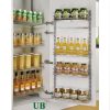 Tủ kho 4 tầng cánh mở inox nan Grob UB-460S