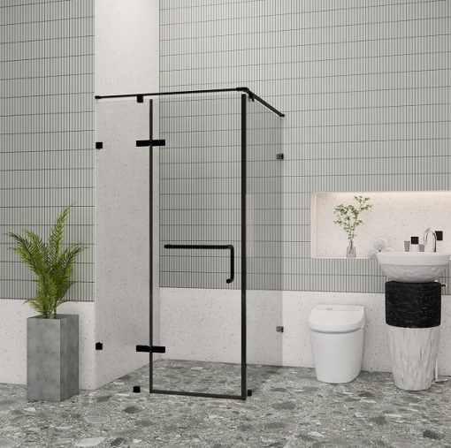 Vách kính nhà tắm Flight FLN-G3 Black