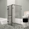 Vách kính nhà tắm Flight FLN-G4 Black