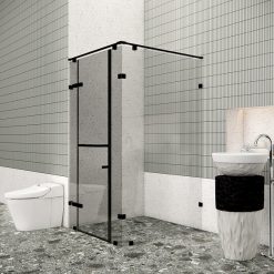 Vách kính nhà tắm Flight FLN-G4 Black