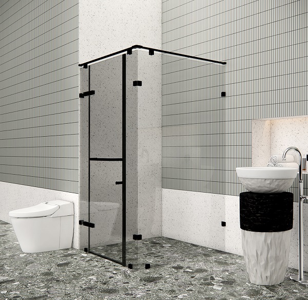 Vách kính nhà tắm Flight FLN-G4 Black