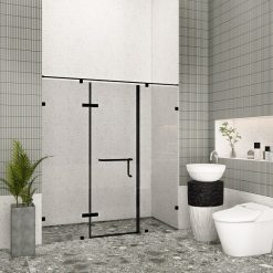 Vách kính nhà tắm Flight FLN-P3 Black