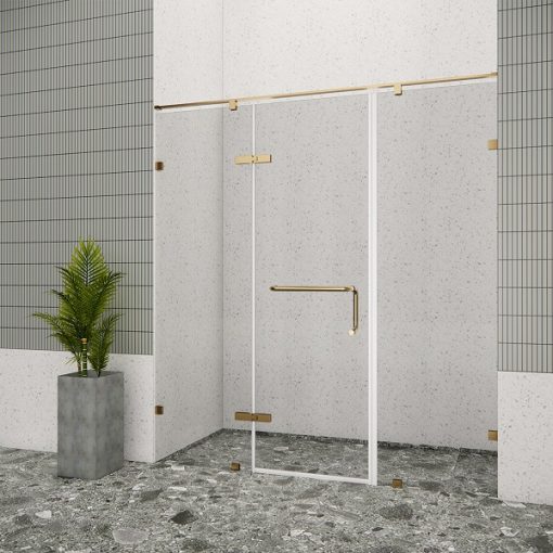 Vách kính nhà tắm Flight FLN-P3 Gold