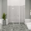Vách kính nhà tắm Flight FLN-P3 White