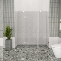 Vách kính nhà tắm Flight FLN-P3 White