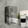 Vách kính nhà tắm Flight FLN-U4 Black