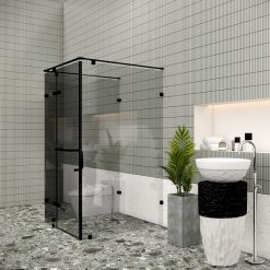 Vách kính nhà tắm Flight FLN-U4 Black