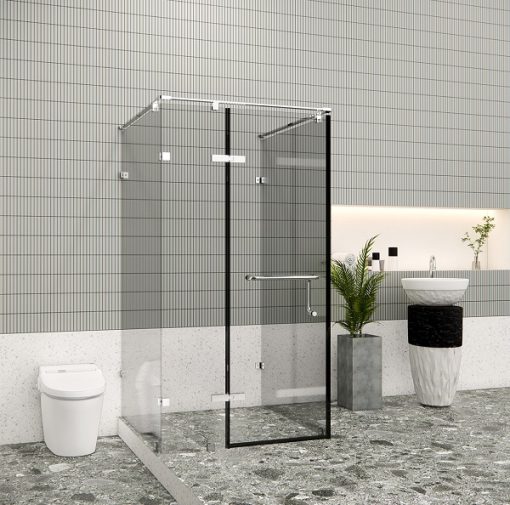 Vách kính nhà tắm Flight FLN-U4 White