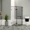Vách kính nhà tắm Flight FLN-V3 Black