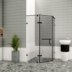 Vách kính nhà tắm Flight FLN-V3 Black
