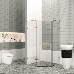 Vách kính nhà tắm Flight FLN-V3 Gold