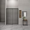 Vách kính nhà tắm Flight FLS-P21 Black