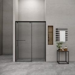 Vách kính nhà tắm Flight FLS-P21 Black