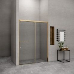 Vách kính nhà tắm Flight FLS-P3 Gold
