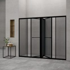 Vách kính nhà tắm Flight FLS-T5 Black