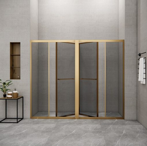 Vách kính nhà tắm Flight FLS-T5 Gold