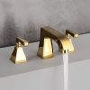 Vòi chậu lavabo mạ vàng HM-01991