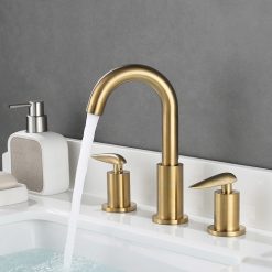 Vòi chậu lavabo-Vòi bồn tắm mạ vàng MK-V03G