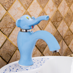 Vòi chậu lavabo trẻ em con voi ngộ nghĩnh MKV-0978BLU