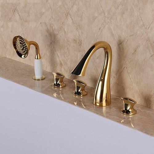 Vòi bồn tắm mạ vàng MK-01910