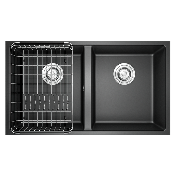 Chậu rửa bát Konox Granite Sink Veloci 760D-Black