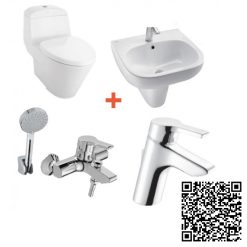 Combo Thiết bị vệ sinh American VF-2011-0955WT-0755WT-WF3907-WF3913