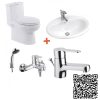 Combo Thiết bị vệ sinh American VF1858-VF0476-WF6501-WF6511