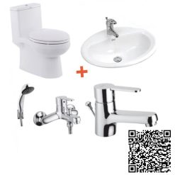 Combo Thiết bị vệ sinh American VF1858-VF0476-WF6501-WF6511