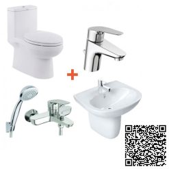 Combo Thiết bị vệ sinh American  VF1858-VF0947-VF0741-WF0301-WF0311