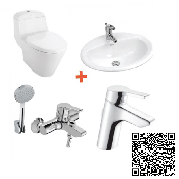 Combo Thiết bị vệ sinh American VF2011-VF0476-WF3907-WF3913