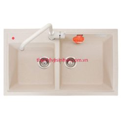 Chậu rửa bát đá nhân tạo Carysil VIC3 Cornflakes