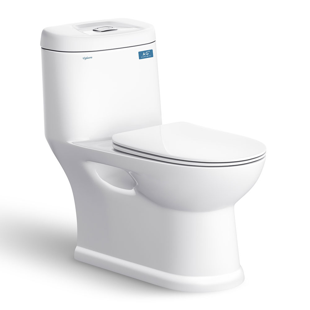 Bồn cầu 1 khối Nano Titan Viglacera C109 (Dài 71cm)