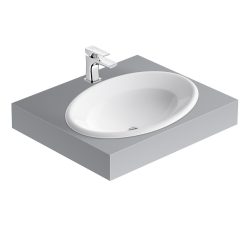 Chậu rửa lavabo dương vành Viglacera CD21