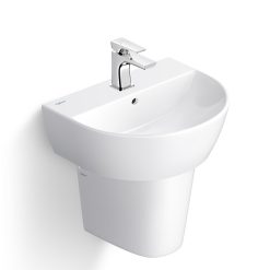 Chậu rửa lavabo chân treo tường Viglacera V37