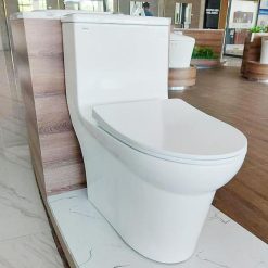 Bồn cầu 1 khối Nano Titan Viglacera V65 (Dài 72cm)