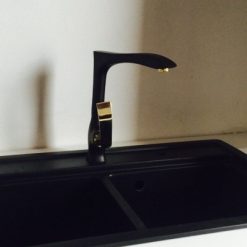 Vòi rửa bát mạ giả đá HMV 013